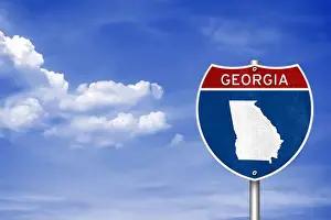 Atlanta Prints: US State of Georgia