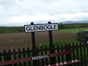 Collectable Prints: Station sign Blenbogle Scotland