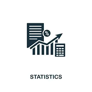 Statistic Prints: Statistics creative icon. Simple element illustration
