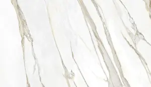 Floor Tiles Prints: Statuario marble design with natural veins high resolution image