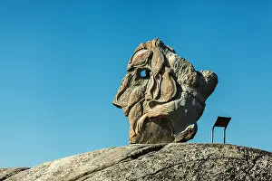 Illusion Prints: A statue in Ilulissat, Disko Bay, Greenland