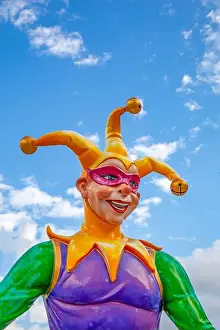 Riverwalk Prints: statue of Jester in New Orleans