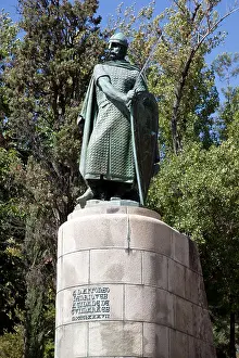 Iberian Prints: Statue of King Dom Afonso Henriques in Guimaraes