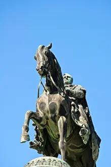 Horseman Prints: Statue King John of Saxony, Dresden, Germany