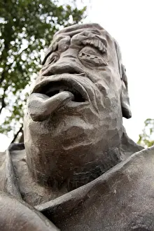 Debate Prints: A statue of Laozi (Lao Tzu)