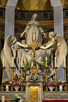 Eglise Prints: Statue of Mary Magdalene by Carlo Marochetti