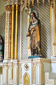 Holy Week Prints: Statue of San Francisco church. Holy Week. Guayaquil. Ecuador
