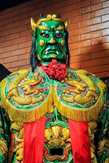 Taipei Prints: Statue at temple in Taiwan