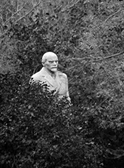 Depth Of Field Prints: Statues of Lenin, Garden of the Fallen Heroes, Moscow, Russia