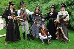 Conscious Prints: steampunk characters at 2012 Fantasy Fair Arcen Netherlands