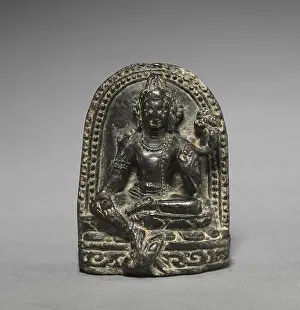 10th Century Prints: Stele with Padmapani, 900s. India