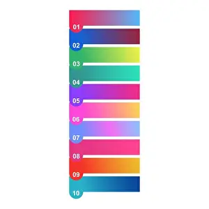 Process Prints: Ten step infographic vertical diagram