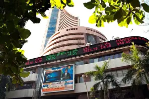 In The World Prints: The Stock Exchange building in Mumbai India ( Bombay ) India