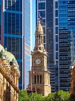 Stock photograph of the Sydney Post Office in downtown Sydney, Australia on a sunny day