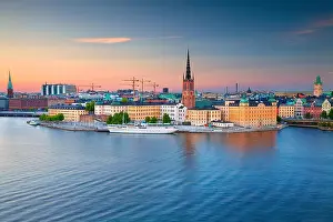 Stockholm. Image of Stockholm, Sweden during twilight blue hour