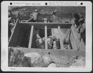 Battalion Prints: A Stone Quarry On Okinawa, Ryukyu Retto
