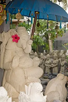 Workmanship Prints: Stone statues in factory showroom, Batubulan, Bali, Indonesia