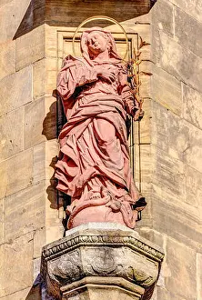 Motivational Prints: Stoned sculpture in Aschaffenburg