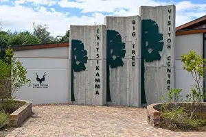 Stormsriver, South Africa - 24 January 2023: Entrance of Tsitsikamma National Park on South Africa