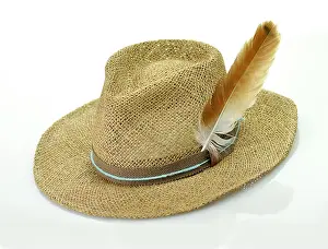 Cowboy Prints: straw hat