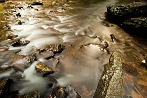 Stream by Looking Glass Falls - Pisgah National Forest - near Brevard, North Carolina USA