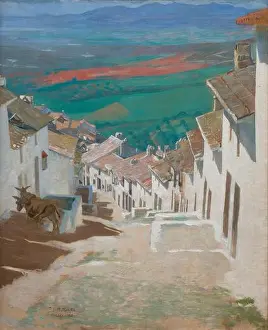 Street in Alora. Museum: The David Collection. Author: JENS FERDINAND WILLUMSEN