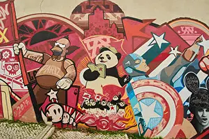 Lisboa Prints: Street art in the Alfama district of Lisbon, Portugal