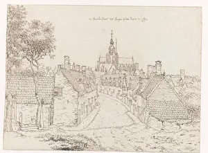Town Road Prints: Street face in Bergen op Zoom