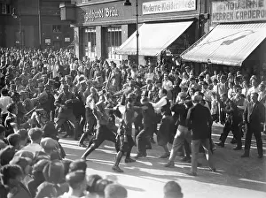 Conflicts Prints: Street fighting between the KPD and NSDAP from Horst Wessel, 1933