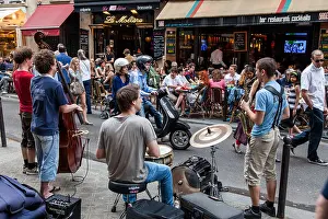 Saint Germain Prints: Street music in Paris