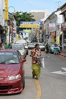 Street Scene Little India George Town Penang Malaysia