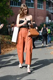 Snap Prints: Street Snap during the Paris Fashion Week Spring/Summer 2019 in Paris, France