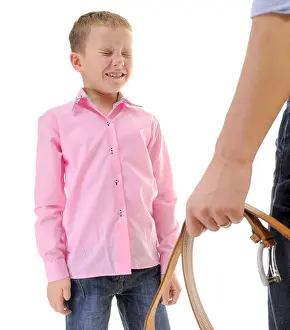 Panic Prints: Strict father punishes his son
