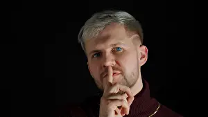 Gossip Prints: Strict serious man asking to stay calm