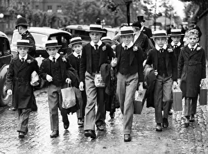 Boys Prints: Students from Orley Farm School in London, 1938