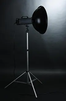Translucent Prints: Studio flash with beauty dish on grey background