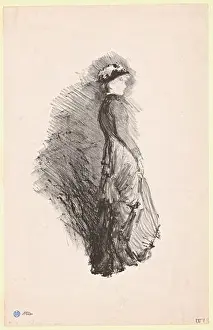 Fashion Illustration Prints: Study by James McNeill Whistler