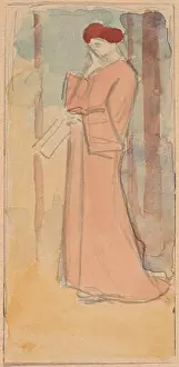 National Gallery Of Art Prints: Study for a Panel, 1890/1897.