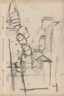 Watercraft Prints: Study, possible from a boat with freight