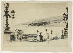 Studies Prints: Study for The Terrace, Monte Carlo, 1905-06.