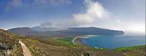 Stunning Drone shots of the rugged shoreline and beaches of the northern islands of Scotland