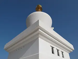 Meditate Prints: Stupa, Buddhist temple, Benalmadena, Costa del Sol, Andalusia, Spain