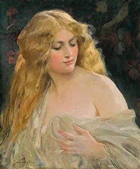 Early 20th Prints: Styka Jan - Calypso Blonde-Haired Goddess
