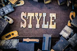 Dirty Prints: Style Concept Rusty Type
