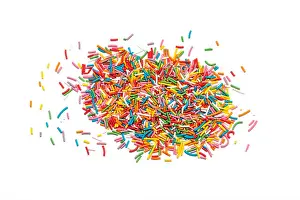 Sprinkles Prints: Sugar Sprinkles or Candy Sprinkles isolated on white background