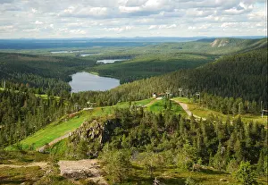 Taiga Prints: Summer Finnish landscape from Rukatunturi