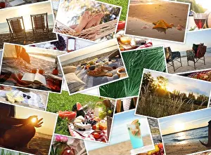 Picnic Prints: Summer vibes. Collection of many seasonal photos