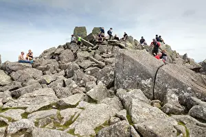 Boulders Prints: The summit of Tryfan in Snowdonia
