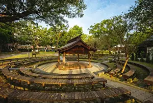 Carpenter Prints: The sumo wrestling ring at Daxi Zhongzheng Park in Taoyuan, taiwan