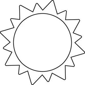 Outer Prints: sun solar system astronomy outline